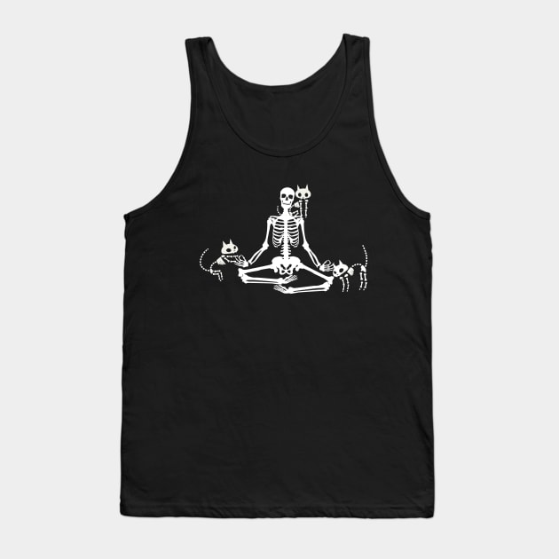 Pet Owner's Spooky Meditation Tank Top by stressless